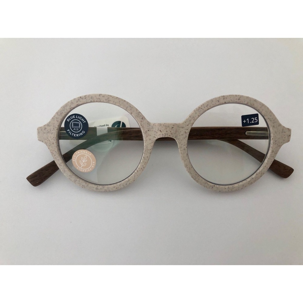 New Round Eco Reed Peepers‎ Reading Glasses +1.25